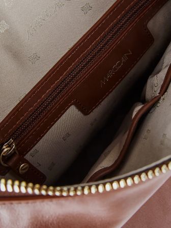 Grand sac à main en cuir | marc-cain.com/fr Grand sac à main en cuir | marc-cain.com/fr